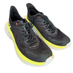 Hoka Men's Black Cliffon Edge Athletic Shoes size 10